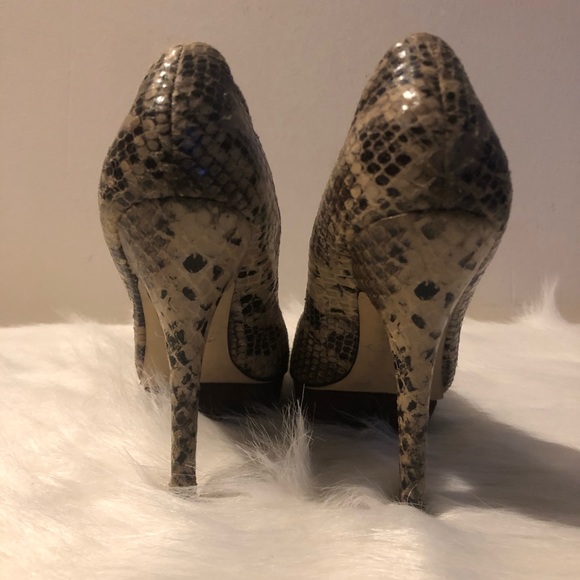 Also Snake Skin Heels Size 6 - Picture 3 of 3